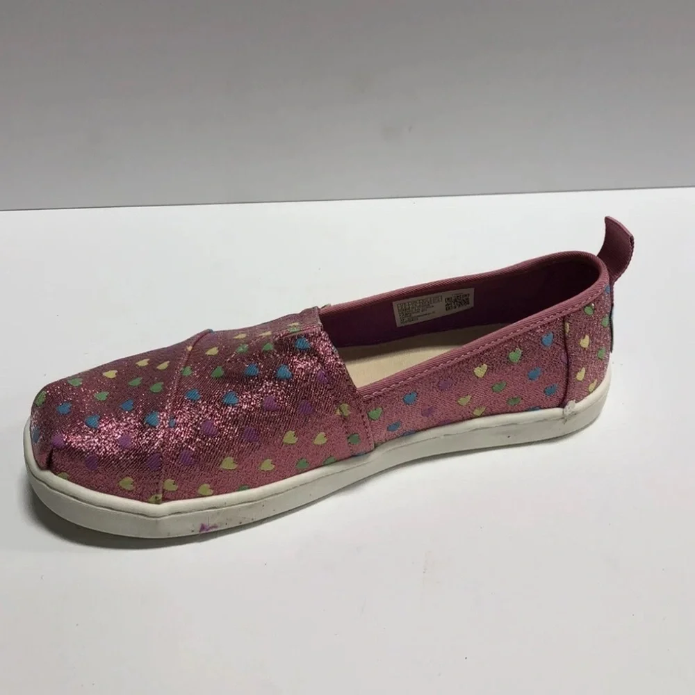 Toms Alpargata Girls Slip On Size 2.5 M Big Kid